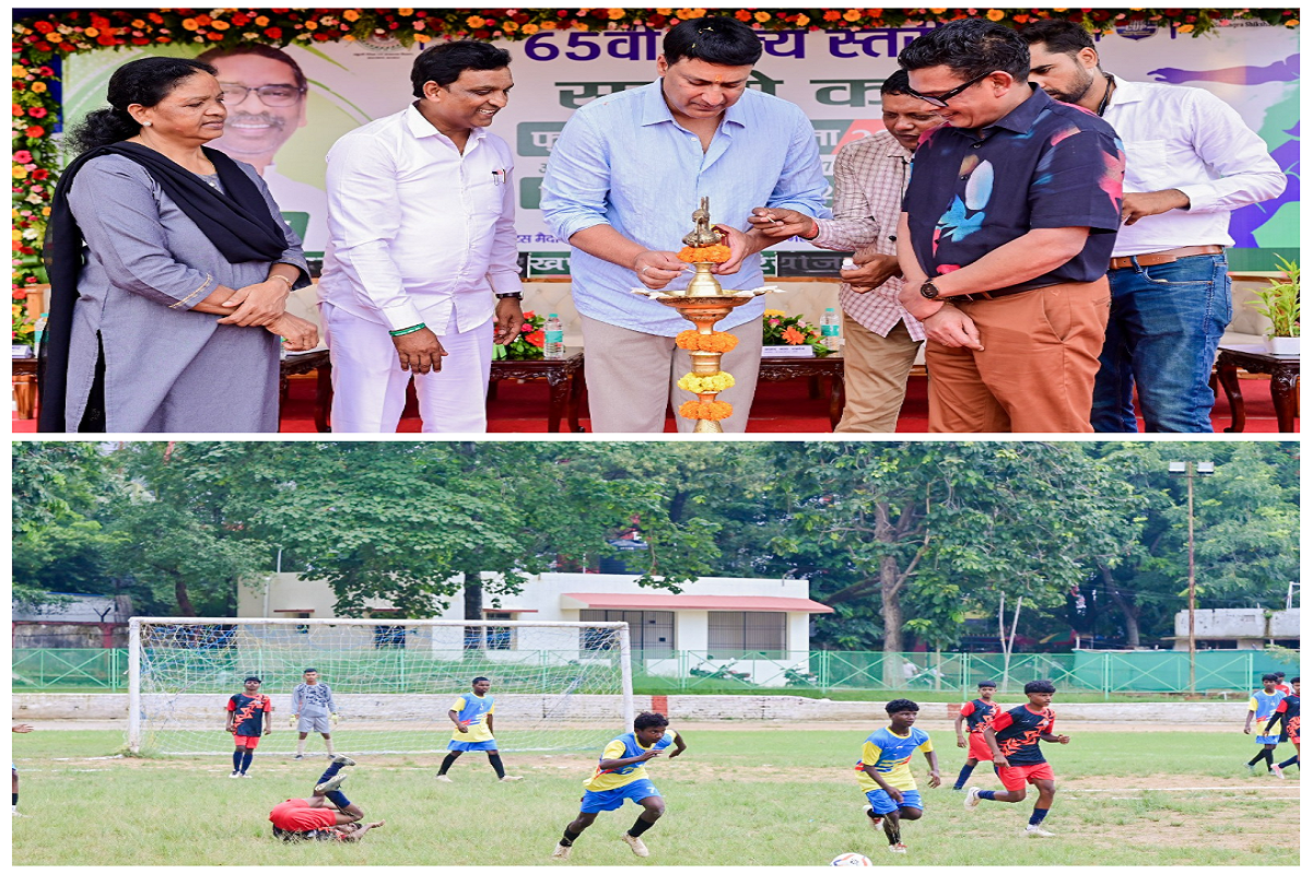 Ranchi News: 65वीं राज्य स्तरीय सुब्रतो मुखर्जी फुटबॉल प्रतियोगिता का रंगारंग आगाज