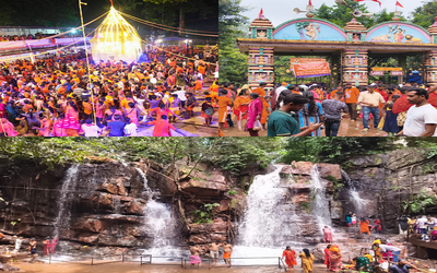 Chaibasa News: तीसरी सोमवारी को महादेवशाल धाम व मुर्गा महादेव में उमड़ी श्रद्धालुओं की भीड़