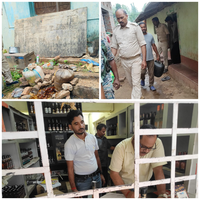 Chaibasa News: गोईलकेरा और सोनुआ में अवैध शराब के खिलाफ छापेमारी, दो गिरफ्तार