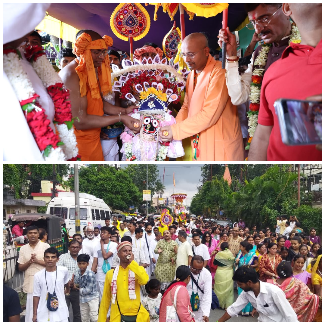 Ranchi News: इस्कॉन से पहली बार शुरू हुई तीन दिवसीय जगन्नाथ यात्रा उत्सव, जय जगन्नाथ के लगे जयकारे