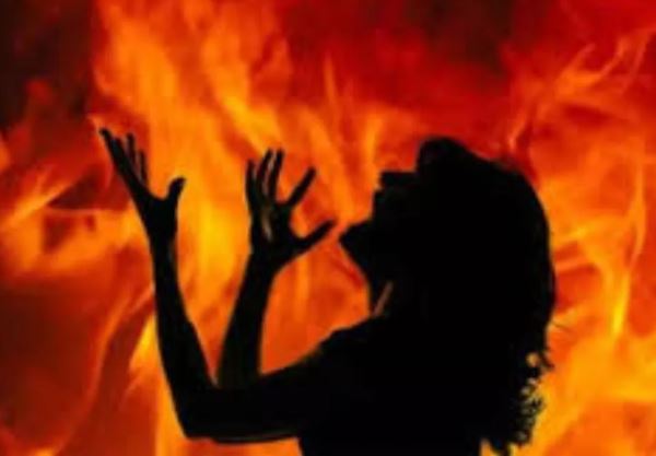 Attempt to burn alive
