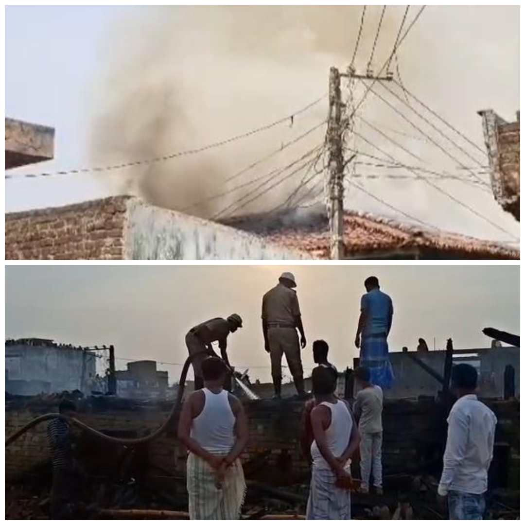 धनबाद: गोविंदाडीह में भीषण आग में दर्जनों घर राख, दमकल की देरी पर भड़का आक्रोश