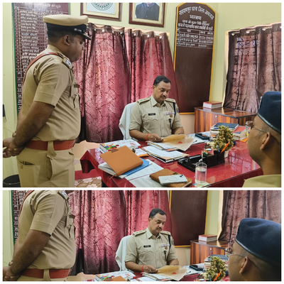 Jamtara News: नारायणपुर थाने का SP ने किया निरीक्षण, अपराध नियंत्रण व सड़क सुरक्षा पर दिया जोर