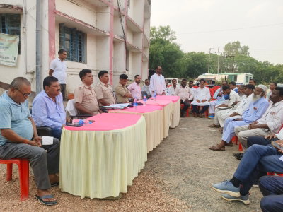 Jamtara News: बकरीद को लेकर नारायणपुर थाने में हुई शांति समिति की बैठक