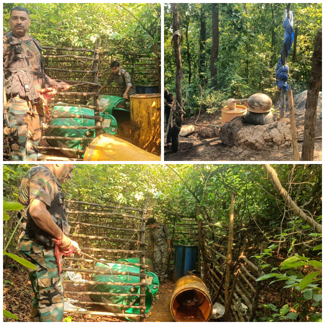 Chaibasa News: सारंडा के जंगलों में अवैध शराब भट्ठी, पुलिसिया कार्रवाई से माफियाओं में हड़कंप
