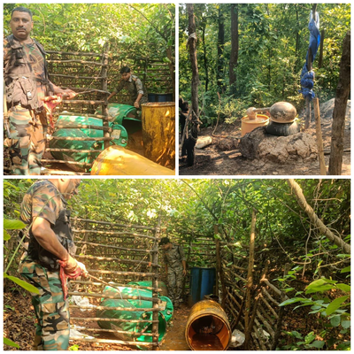 Chaibasa News: सारंडा के जंगलों में अवैध शराब भट्ठी, पुलिसिया कार्रवाई से माफियाओं में हड़कंप