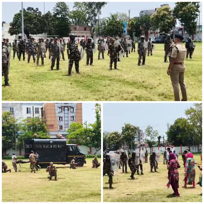 Dhanbad News: मोहर्रम को लेकर धनबाद पुलिस अलर्ट, आपात स्थिति से निपटने के लिए किया मॉक ड्रिल