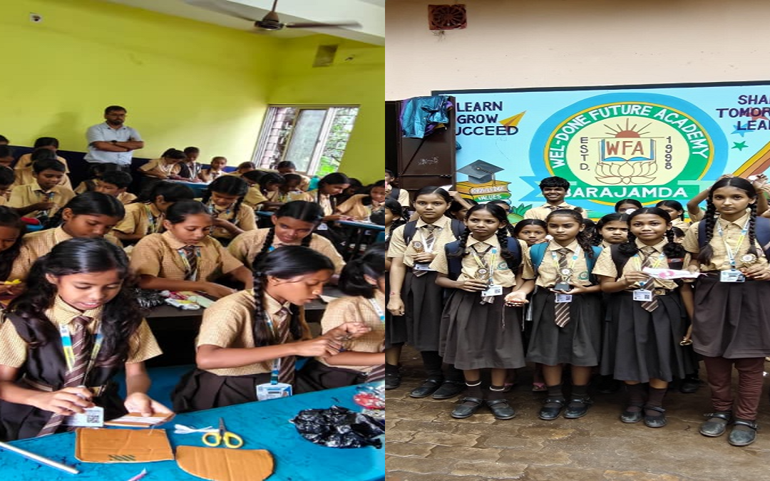 Chaibasa: बड़ाजामदा में बच्चों ने बनाई राखियां, दिखाई रचनात्मक प्रतिभा