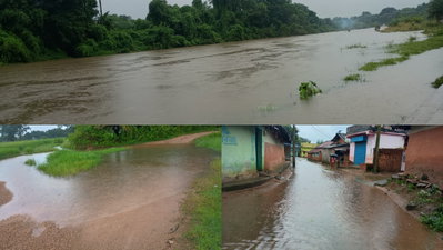 Jamshedpur News: लगातार बारिश से बागों गांव की सड़क बनी झील, जन-जीवन प्रभावित