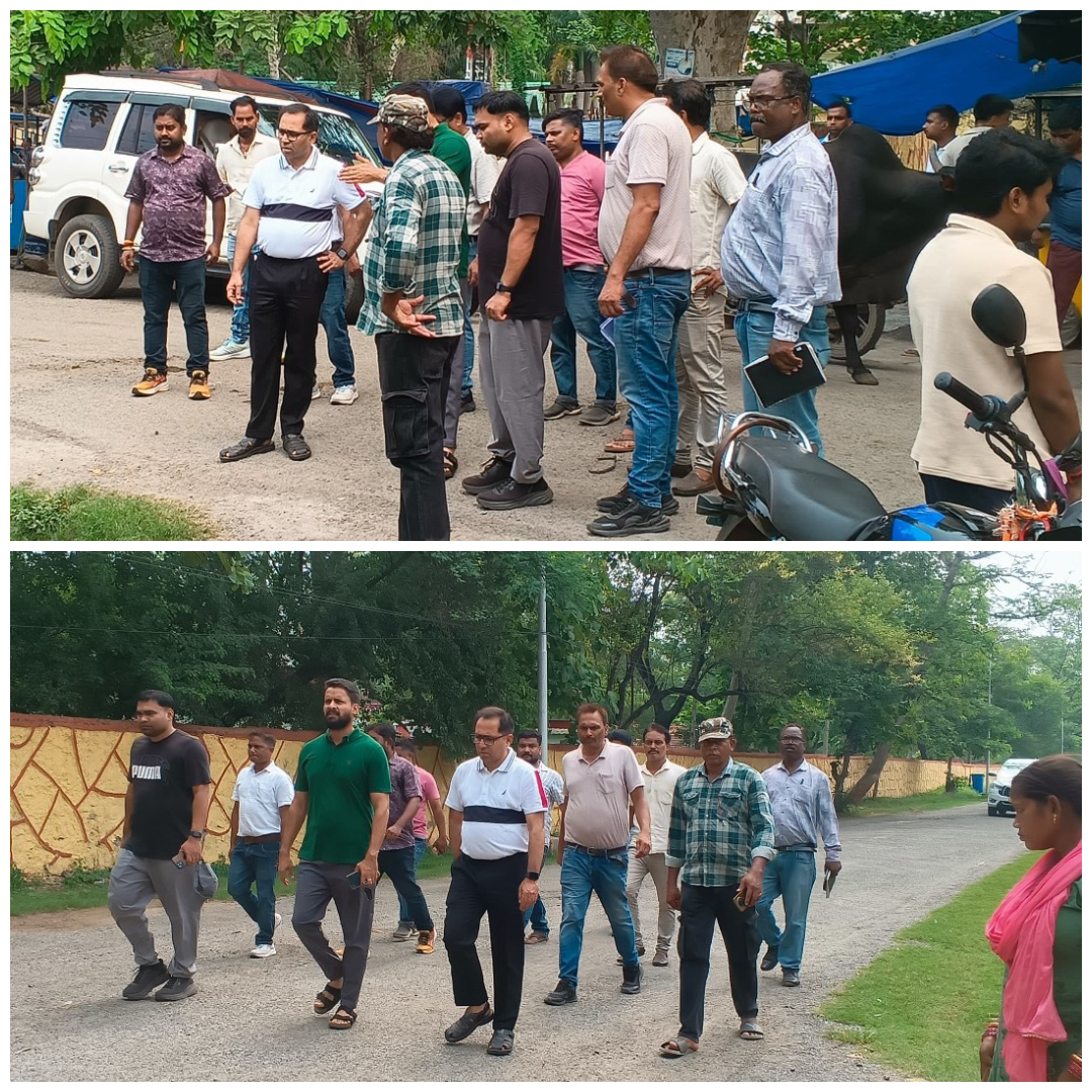 Chaibasa News: चक्रधरपुर के रेल कॉलोनियों का DRM ने किया निरीक्षण, सफाई के दिए निर्देश