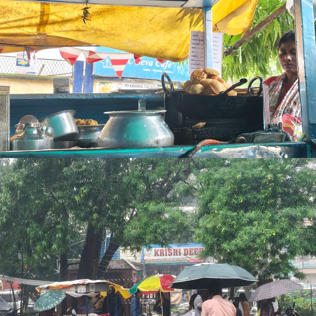 Ranchi News: बारिश ने बढ़ाई फुटपाथ दुकानदारों की मुश्किलें, घर से नहीं निकले ग्राहक
