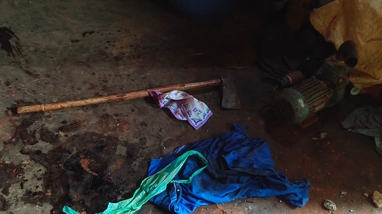 Murder with axe
