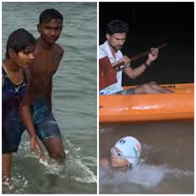 7 साल के झारखंडी बच्चे ने रचा इतिहास, समुद्र में 29 KM की दूरी 9.50 घंटे में तैरकर की पूरी