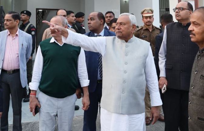 मुख्यमंत्री नीतीश कुमार का बदलने वाला है आशियाना, नए आवास का लिया जायजा