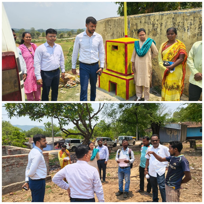 Chaibasa News: DDC ने टोंटो के केंजरा पंचायत में विकास योजनाओं का लिया जायजा