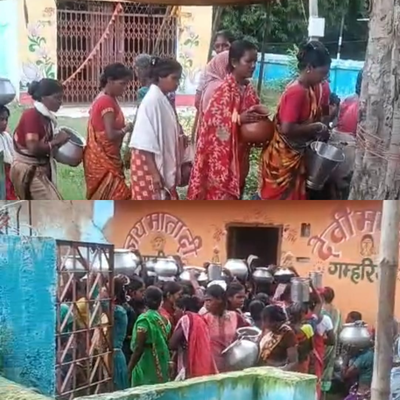 Gumla News:  बारिश नहीं होने से सूखा पड़ा क्षेत्र, महिलाओं ने जलाभिषेक कर इंद्रदेव से बारिश की कामना की