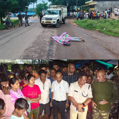 Chaibasa News: मनोहरपुर में हाइवा ने व्यक्ति को कुचला, मौके पर हुई मौत, परिजनों ने की मुआवजे की मांग