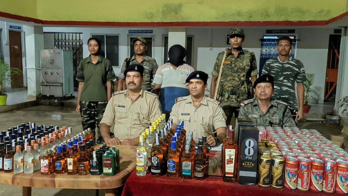 Liquor seized