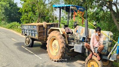 Hazaribagh News: रोक के बावजूद धड़ल्ले से हो रहा बालू का अवैध उठाव