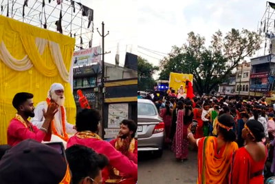 Ramgarh News: पालकी यात्रा के साथ आनंद साईं मंदिर का वार्षिकोत्सव शुरू