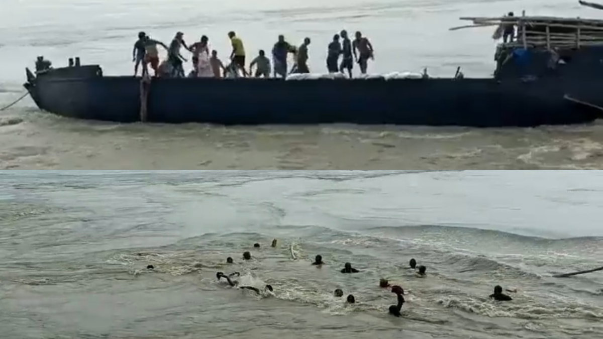 Bhagalpur News: राघोपुर में फ्लड फाइटिंग के दौरान नाव पलटी, 22 मजदूर थे सवार