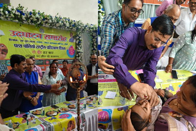 पल्स पोलियो अभियान: पहले दिन रांची में 89.22% बच्चों को पिलाई गई पोलियो की खुराक
