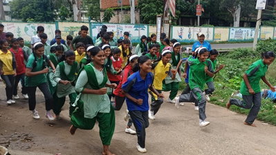 Ranchi News: ‘खेलेगा भारत, जीतेगा भारत’ में खिलाड़ियों ने दिखाया दम