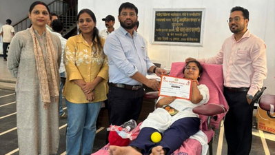रिम्स में MBBS छात्रों ने किया रक्तदान, 70 यूनिट रक्त संग्रहित