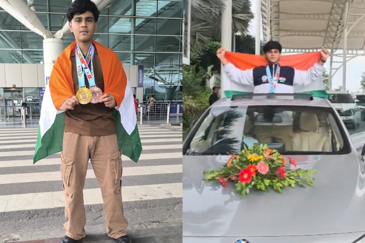 WEKAF चैंपियनशिप: मार्शल आर्ट खिलाड़ी अरहान आलम ने जीता गोल्ड, रांची लौटने पर हुआ स्वागत