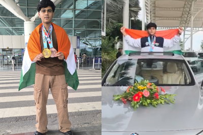 WEKAF चैंपियनशिप: मार्शल आर्ट खिलाड़ी अरहान आलम ने जीता गोल्ड, रांची लौटने पर हुआ स्वागत