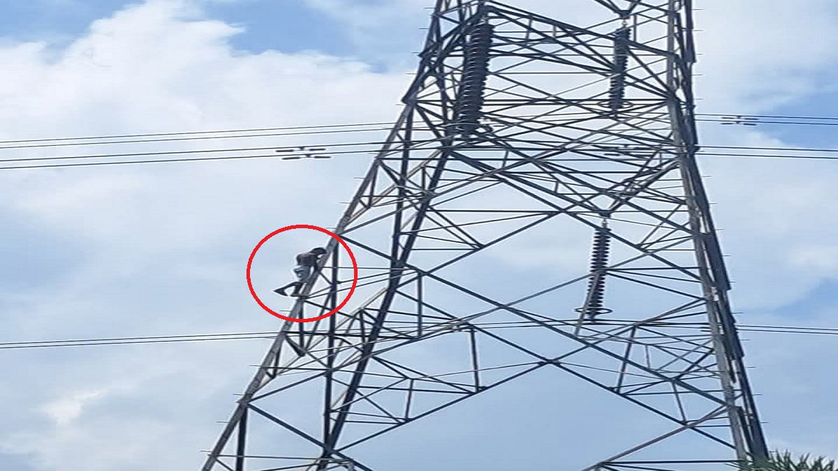 high-tension tower