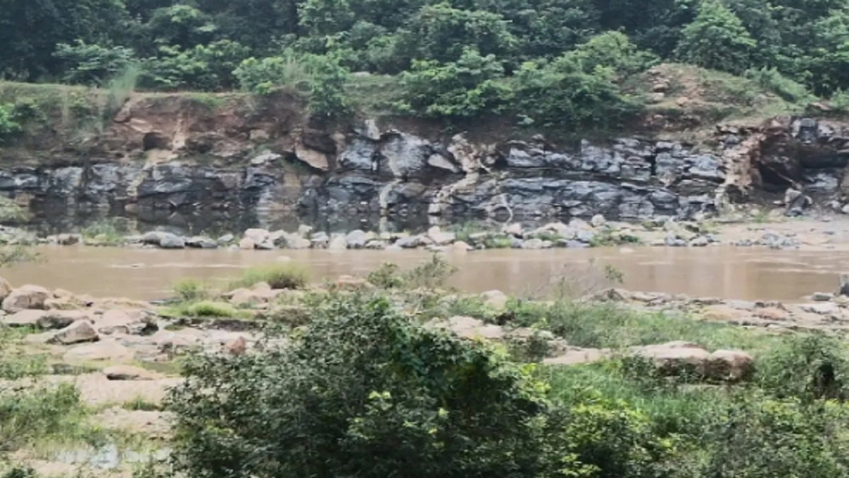 Illegal stone mining