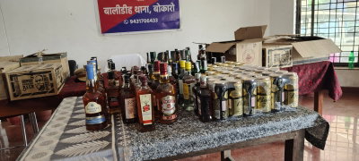 Boakro News :  गुमटी की आड़ में चल रहा था अवैध शराब का धंधा, भारी मात्रा में बीयर व विदेशी शराब बरामद