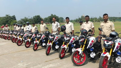 बोकारो पुलिस को मिली 53 नई बाइकें, दुर्गा पूजा में सुरक्षा और गश्त होगी मजबूत
