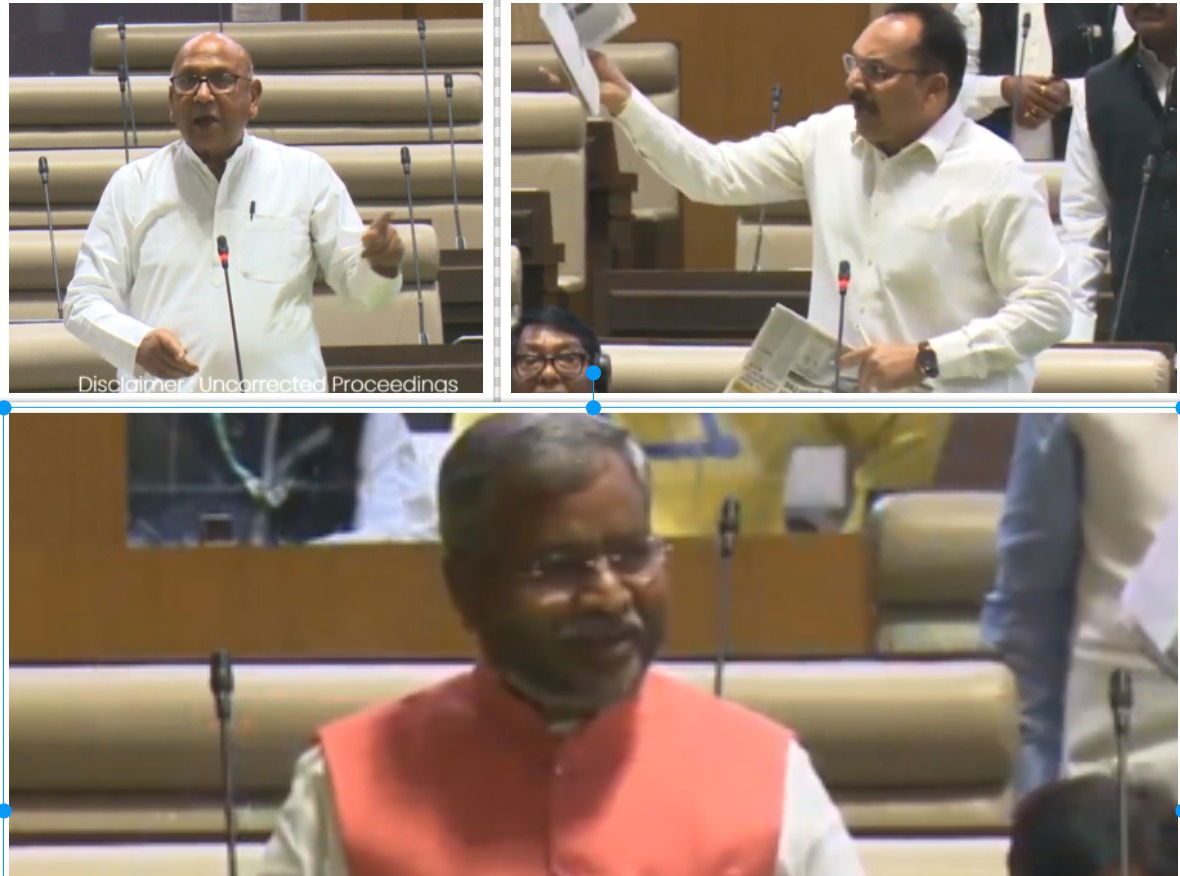 गैस की किल्लत व बढ़ती कीमत पर सत्ता पक्ष का सदन में हंगामा, प्रदीप-बाबूलाल में तीखी नोक-झोंक