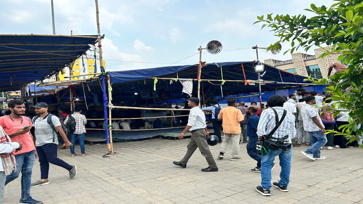 JPSC-JSSC अभ्यर्थियों का आंदोलन 20वें दिन भी जारी, 15 को निकालेंगे भव्य तिरंगा यात्रा