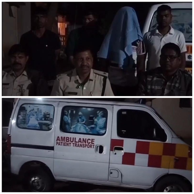 धनबाद : एंबुलेंस की आड़ में नकली शराब की तस्करी, चालक अरेस्ट, बिहार में खपाने की थी तैयारी