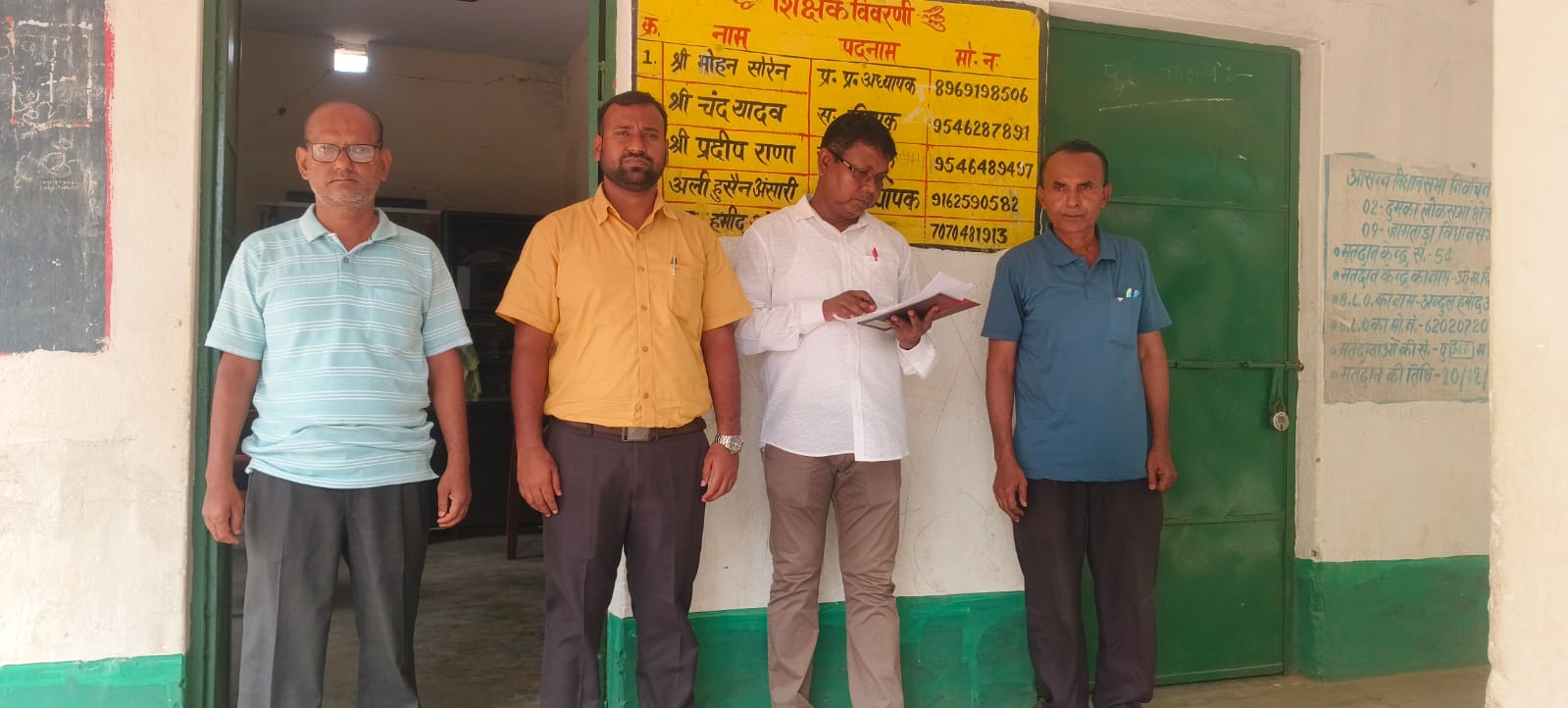 LAGATAR IMPACT :  उत्क्रमित मध्य विद्यालय, चंपापुर में डीएसई का औचक निरीक्षण, भारी अनियमितताएं उजागर