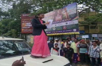 Jamshedpur News :  पोटका में आदिवासी-मूलवासी अधिकारों को लेकर ग्रामीणों का प्रदर्शन