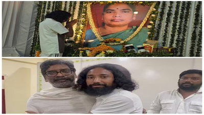 देवेंद्र महतो ने रूपी सोरेन को श्रद्धांजलि दी, सीएम को गले लगाकर संवेदनाएं व्यक्त की