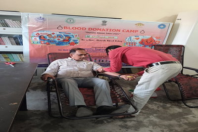 सीआरसी रांची व सदर अस्पताल के संयुक्त शिविर में रक्तदान, 50 लोगों ने दिखाई रुचि