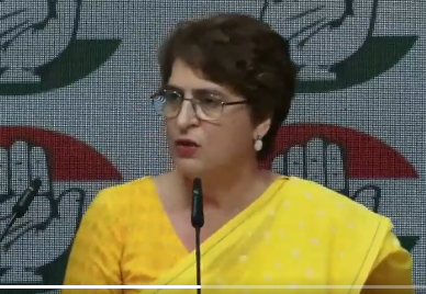 सरकार का उद्देश्य कानून पास कराना नहीं, बल्कि राजनीतिक लाभ लेना था : प्रियंका गांधी