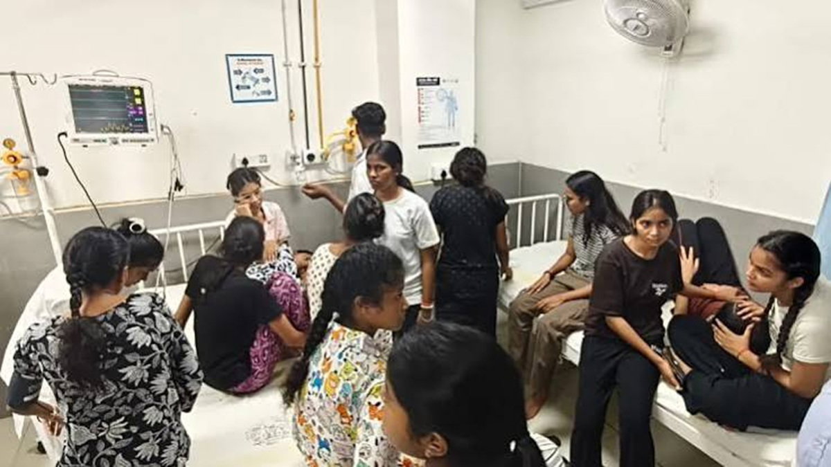 admitted to hospital