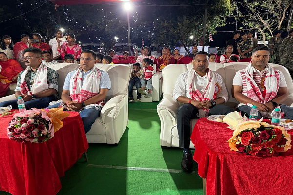 न्यू पुलिस लाइन में मना सरहुल पर्व, आला अधिकारियों ने दी शुभकामनाएं