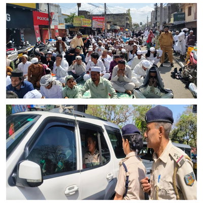 रांची में कड़ी सुरक्षा के बीच अदा की गई ईद उल फितर की नमाज