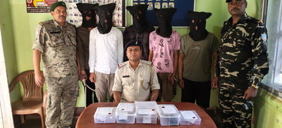 देवघर में साइबर ठगी गिरोह का पर्दाफाश, 5 आरोपी गिरफ्तार