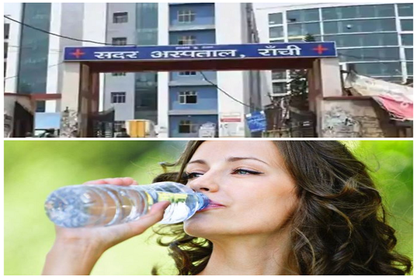 रांची सदर अस्पताल में प्यास से जूझते मरीज, गर्मी में पेयजल के लिए भटकने को मजबूर