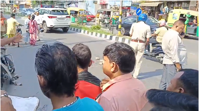 Ranchi News :  कांके रोड पर सड़क हादसा, बाइक सवार की मौत