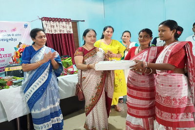 जादूगोड़ा: महिला समूह अपने हुनर से उत्पाद को दिला रही पहचान, यूसिल ने किया सम्मानित