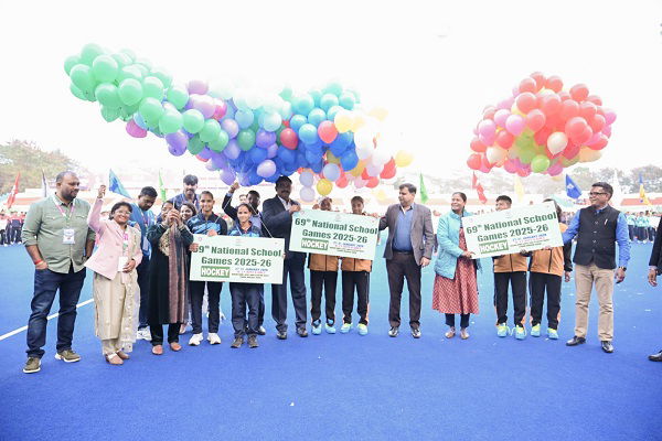 69वीं राष्ट्रीय स्कूली हॉकी प्रतियोगिता का रांची में भव्य शुभारंभ